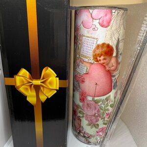 Valentine's Day Floral Tumbler